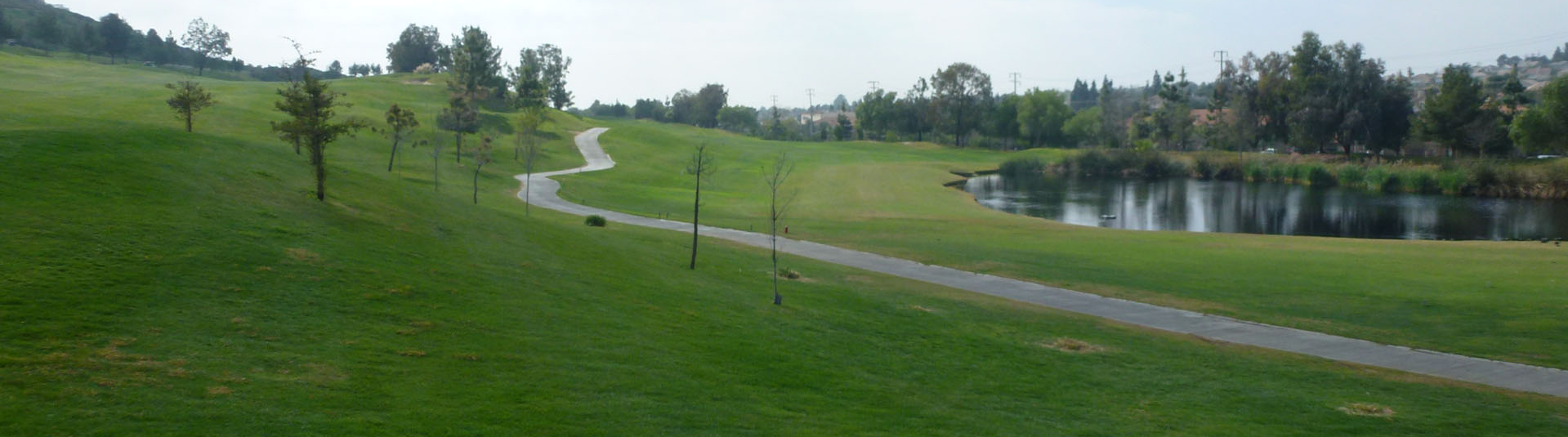 view of golf course fairway