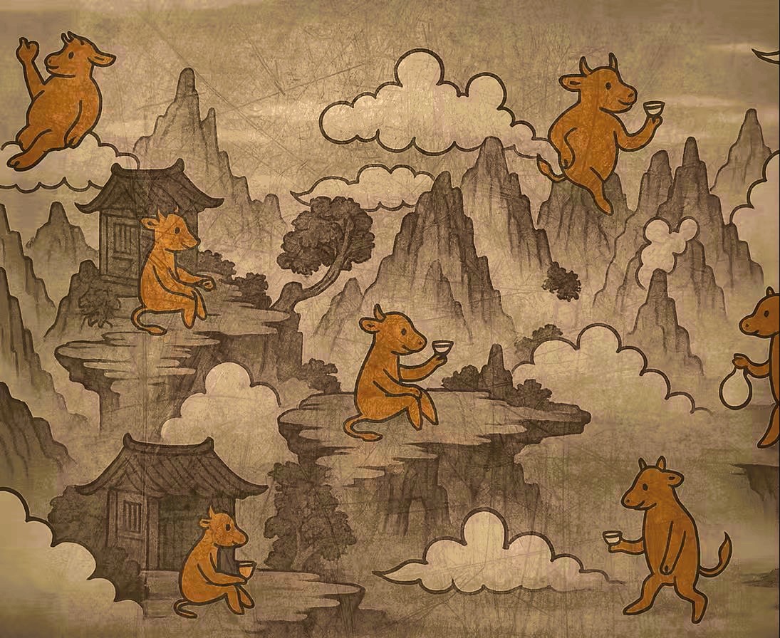 다부유우 - happy cattle in the mountains, a vision of abundance through shared meat